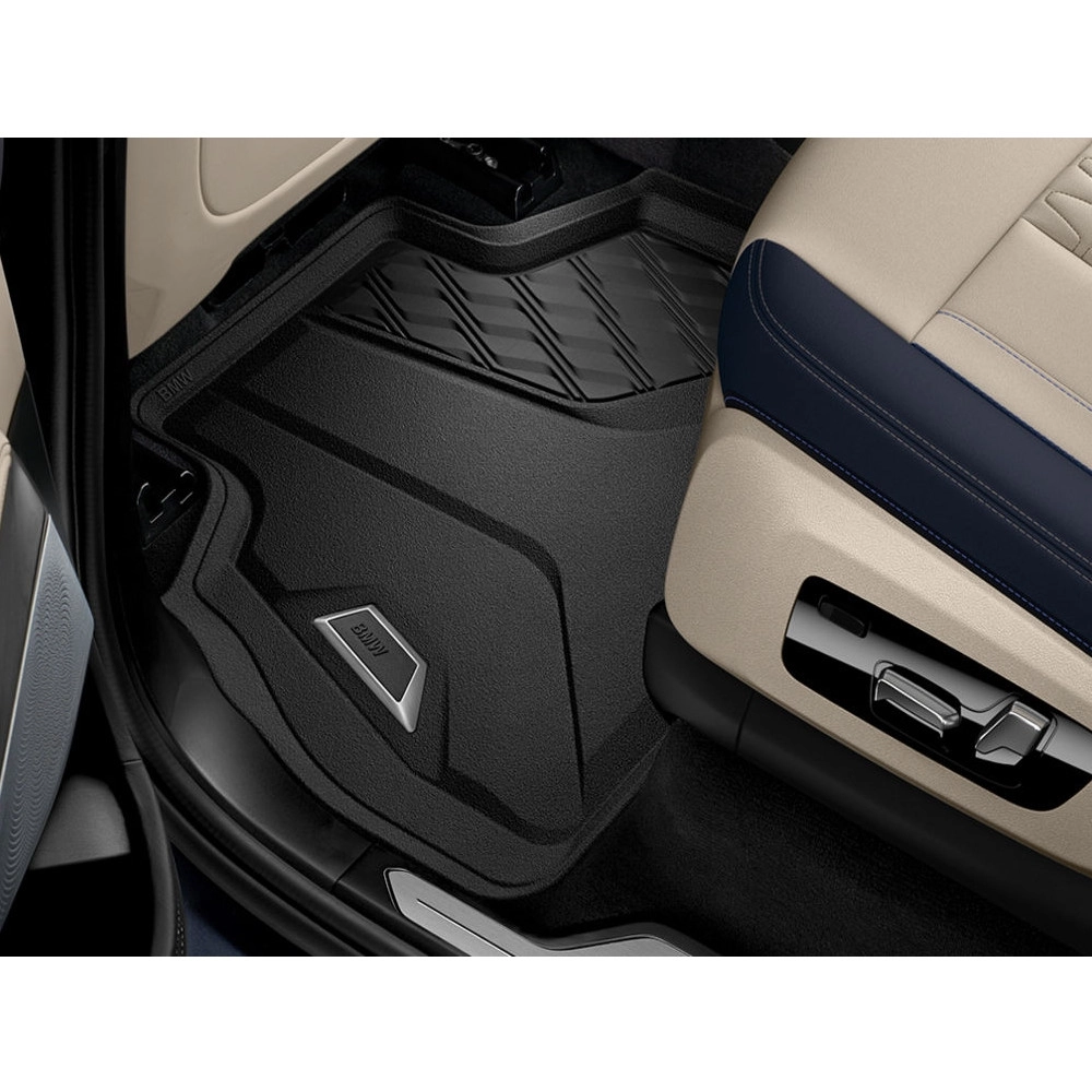 BMW Allwetter Fußmatten hinten Schwarz X7 G07 2. Sitzreihe 6/7-Sitzig 51472458562