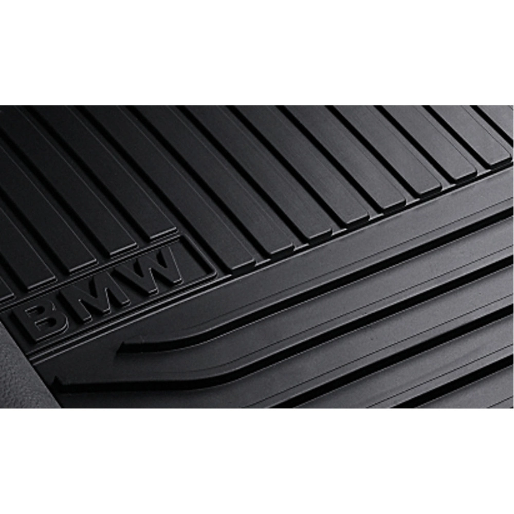 BMW Allwetter Fußmatten hinten Schwarz 5er F07 GT LCI