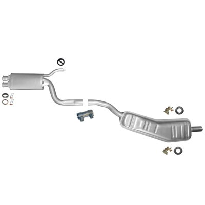 Bmw E34 520 Auspuff Auspuffanlage Mitteltopf Endtopf ab Kat