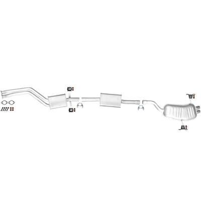 BMW 3er E46 320i 323i Vorschalldämpfer Mitteltopf Endtopf Auspuff Kit