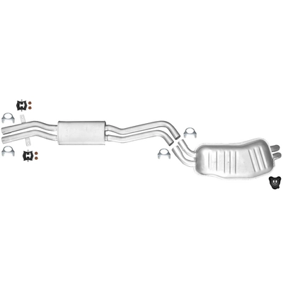 BMW 3er E46 330d xd Cd Mitteltopf Endtopf Auspuff Anbausatz