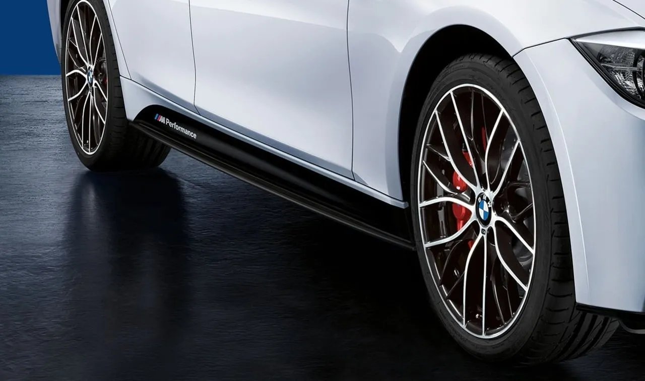 BMW M Performance Seitenschwelleraufsatz Schwarz Matt 4er F32 F33 F36