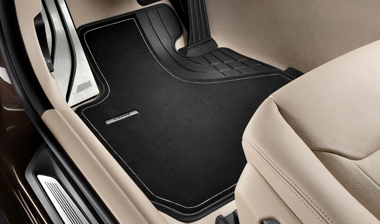 BMW Textil-Fußmatten Luxury vorne 3er F30 F31 F34 GT F80 M3