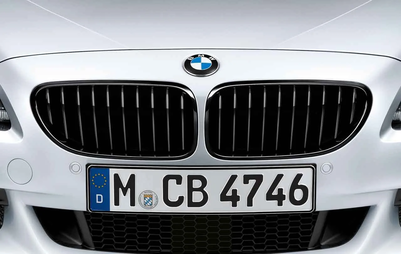 orig. BMW F06 GC F12 F13 M Performance Frontziergitter Links Schwarz