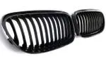 PREMIUM KÜHLERGRILL SPORT GRILL NIEREN GITTER SCHWARZ GLANZ FÜR BMW E90 E91