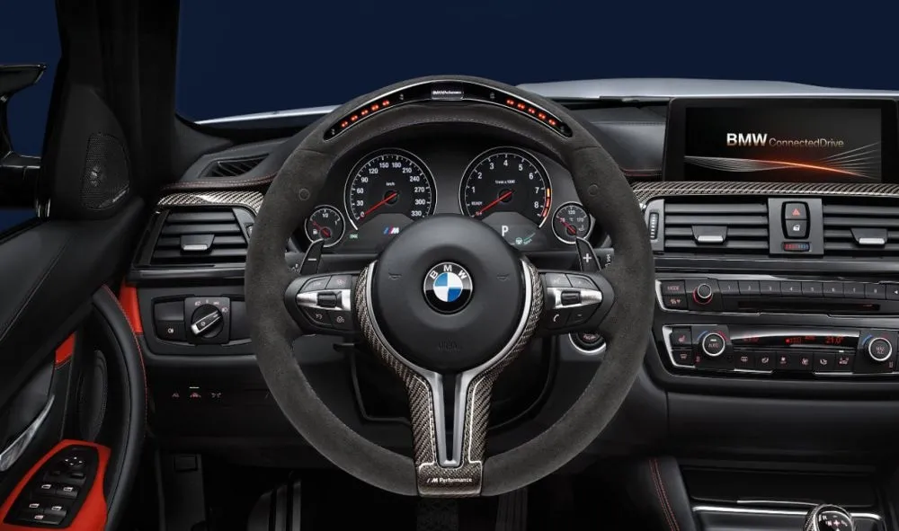 BMW M Performance 3er F80 4er F82 F83 Lenkrad mit Carbonblende und Race Display