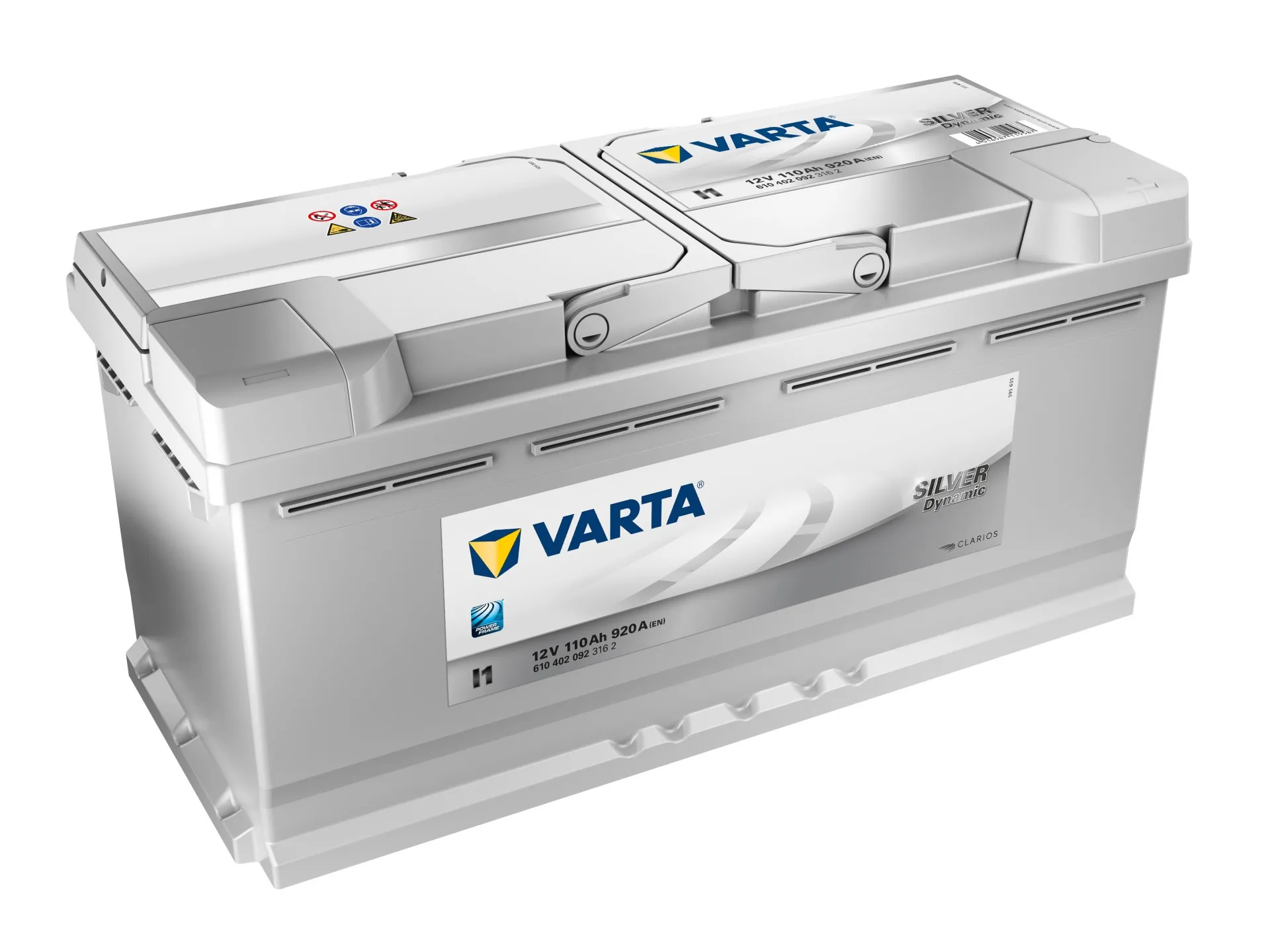 Varta Silver Dynamic Starterbatterie 110Ah 920A I1 Audi: Q5, A8, A7 Land rover: Range Rover III, Range Rover IV 610402
