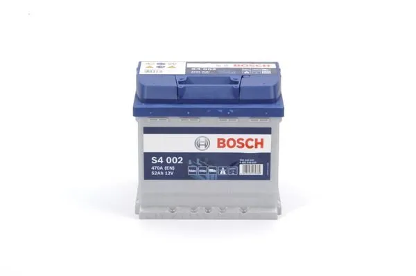 Bosch Starterbatterie S4 002 52Ah 470A 12V Renault: Twingo I Vw: Golf V, Caddy I, Golf IV, Golf VI 0092S40020