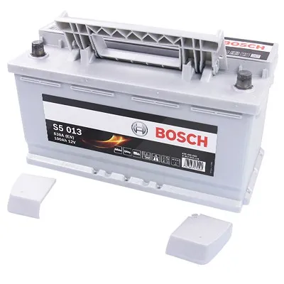 Bosch Starterbatterie S5 013 100Ah 830A 12V Iveco: Daily I, Daily II, Daily III Land rove