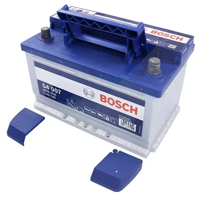 Bosch Starterbatterie S4 007 72Ah 680A 12V Ford: Focus II, Mondeo III, C-MAX II, Escort V Renault: Clio II 0092