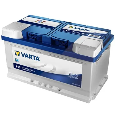 Varta Blue Dynamic Starterbatterie 80Ah 740 A F17 Alfa romeo: Spider, Brera, 159 Audi: TT Ford: Focus II 5