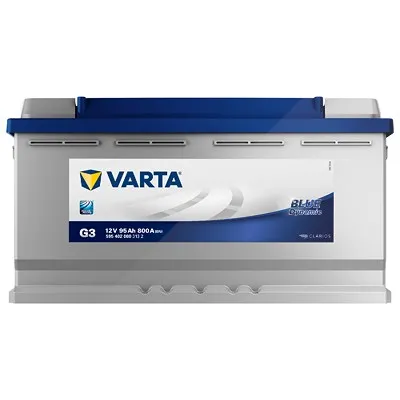 Varta  Blue Dynamic Starterbatterie 95Ah 800 A G3 Chrysler: Grand Voyager V, Voyager II Hyundai: Galloper II Iveco: Daily I,