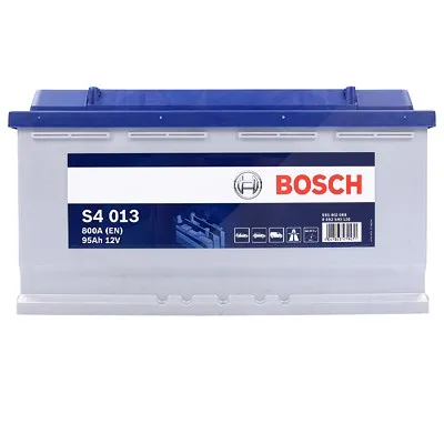 Bosch Starterbatterie S4 013 95Ah 800A 12V Iveco: Daily I, Daily II, Daily III Land rover: Discovery III, Discovery IV 0092S