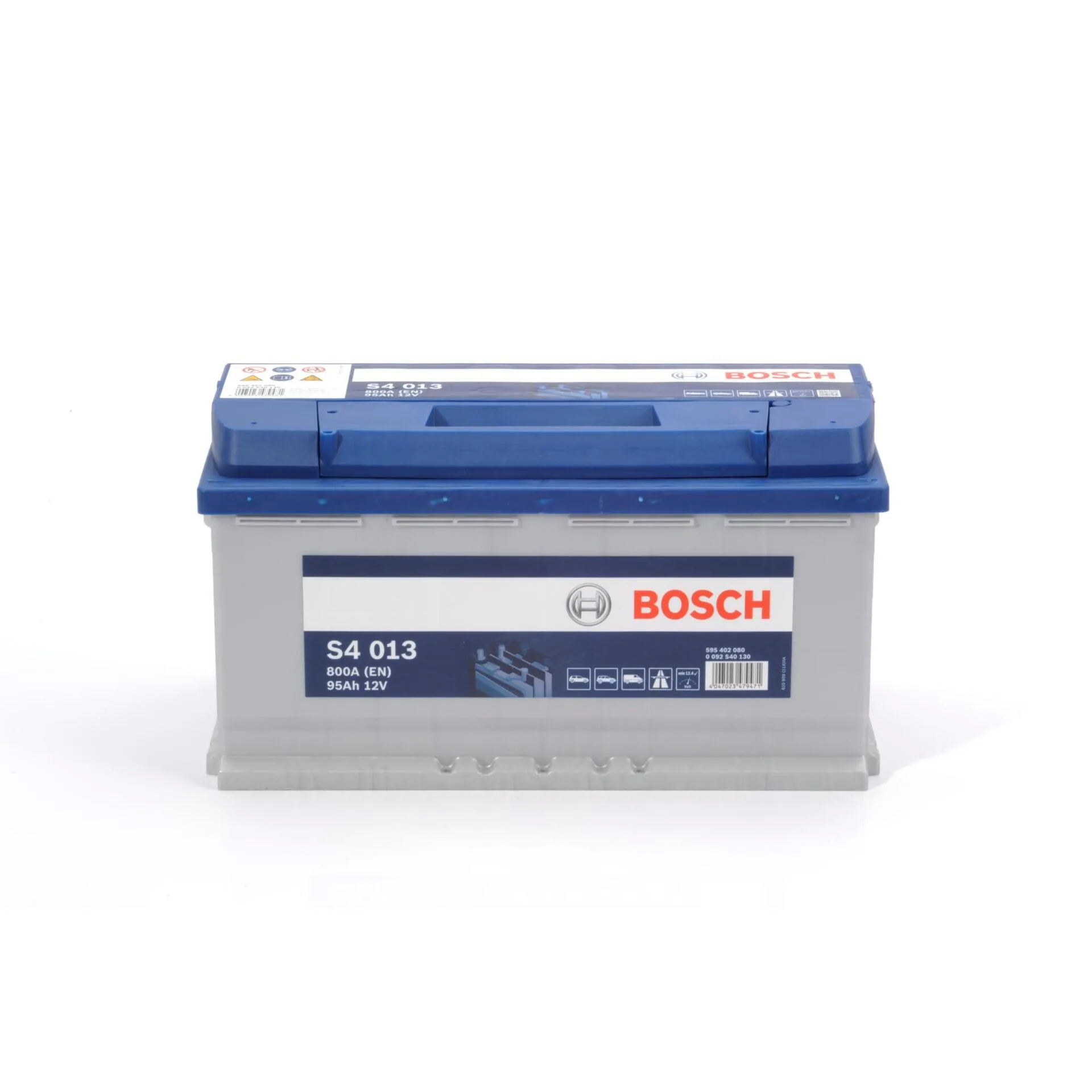 Bosch Starterbatterie S4 013 95Ah 800A 12V Iveco: Daily I, Daily II, Daily III Land rover: Discovery III, Discovery IV 0092S
