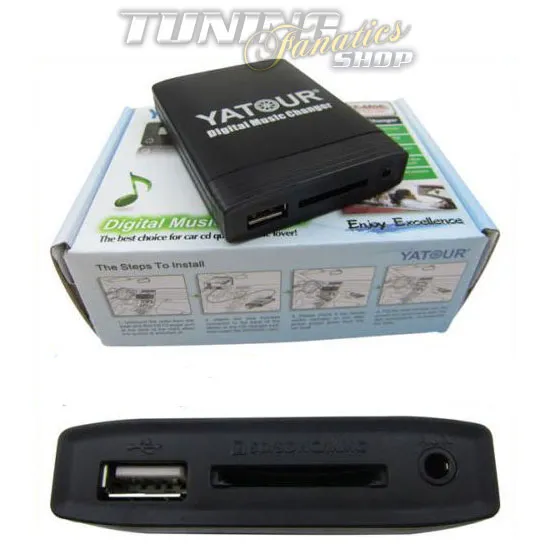 USB SD MP3 AUX CD Wechsler Adapter 40-Pin Flach für Original Mini Radio Boost CD