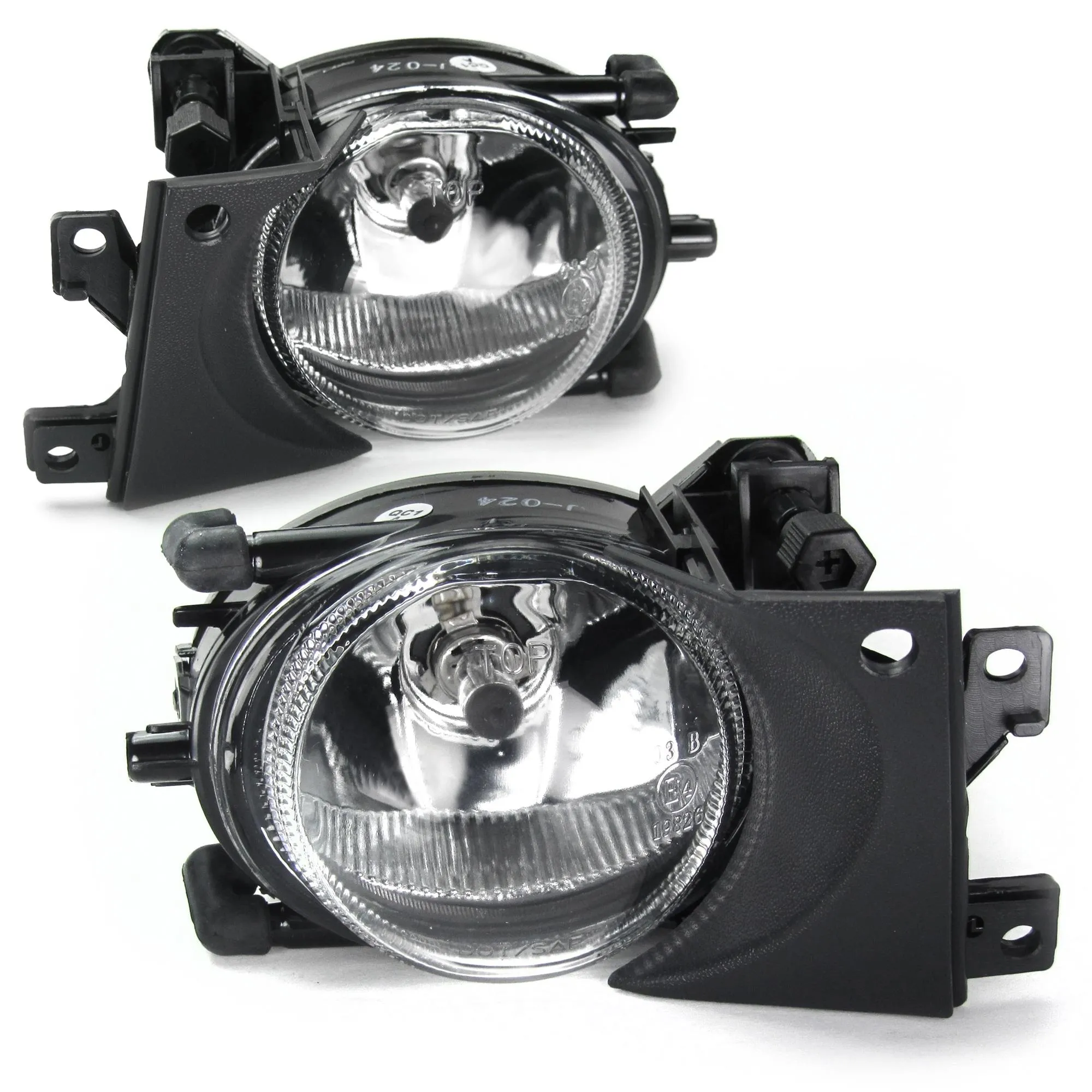 2x Nebelscheinwerfer NSW Klarglas Chrom + Birnen H8 für BMW 5er E39 Facelift