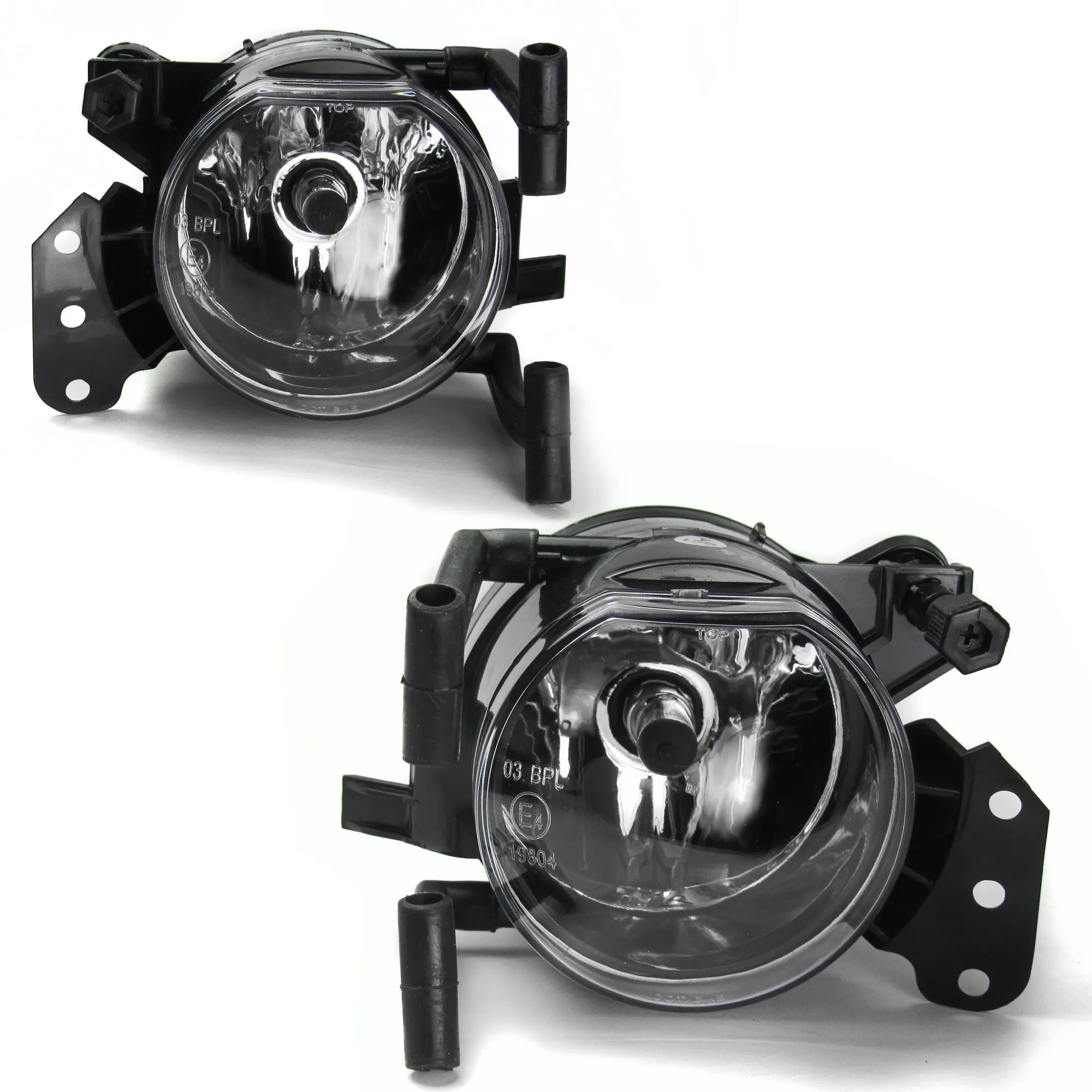 2x Nebelscheinwerfer NSW Klarglas Chrom + Birnen HB4 SET für BMW 5er E60 E61