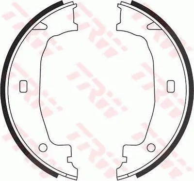 Trw Bremsbackensatz, Feststellbremse Audi: A5 Bmw: Z4, 4, 3, 1 GS8432