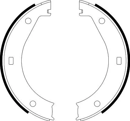 Hella Bremsbackensatz, Feststellbremse Bmw: Z3, 8, 7, 6, 5 8DA355050-311