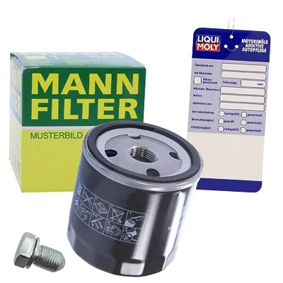 Mann Filter Ölfilter+Schraube+Ölwechselanhänger Bmw: X5, 7, 6, 5 31477350 : 220158S : HU715/5x : 5440