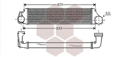 Van wezel Ladeluftkühler Bmw: 3 06004282