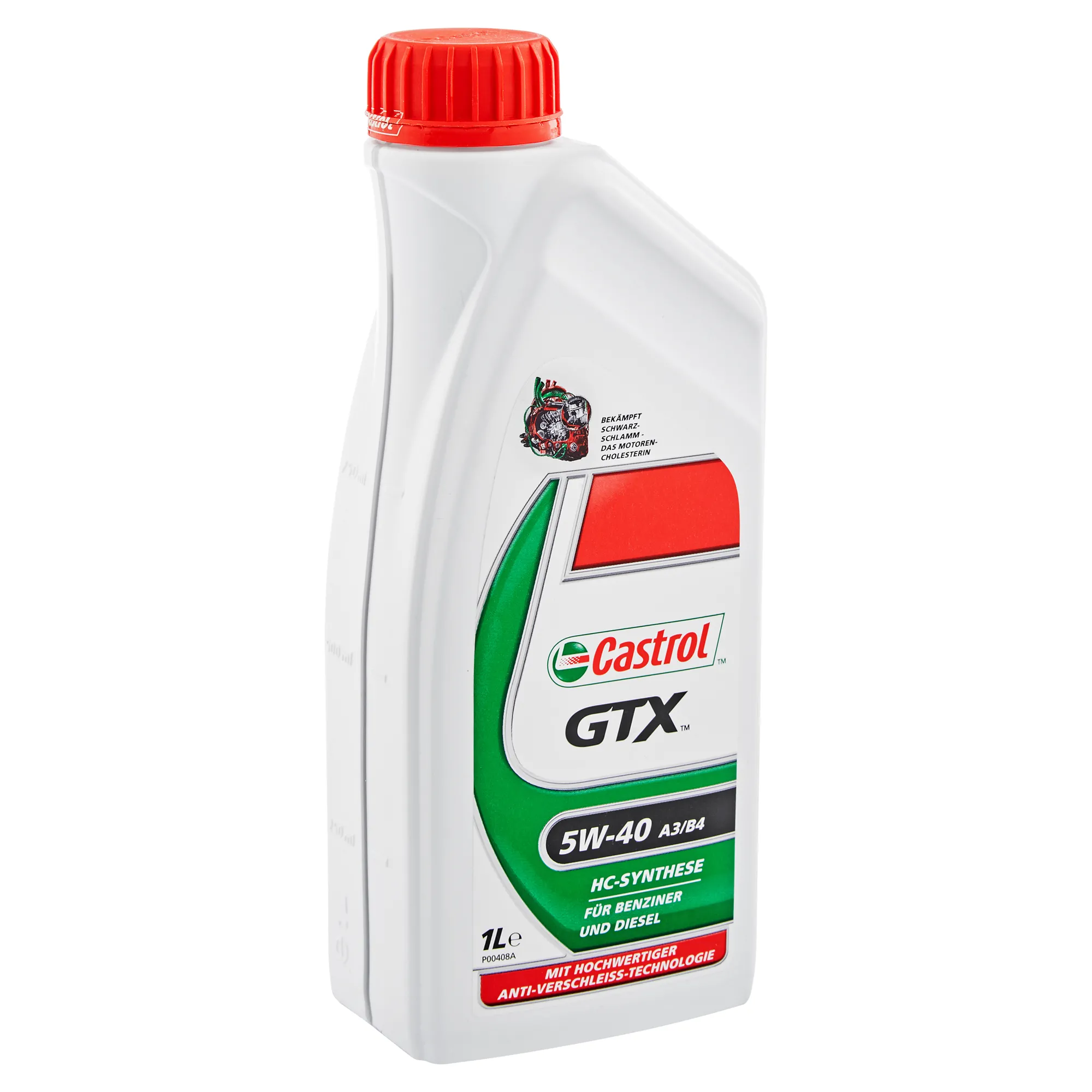 Castrol Motorenöl GTX 5W-40 A3/B4, 1 l