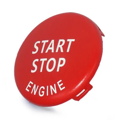 Rot Start-Stop Engine Druckknopf Schalter Deckel Cover für BMW 3 5 Series E90