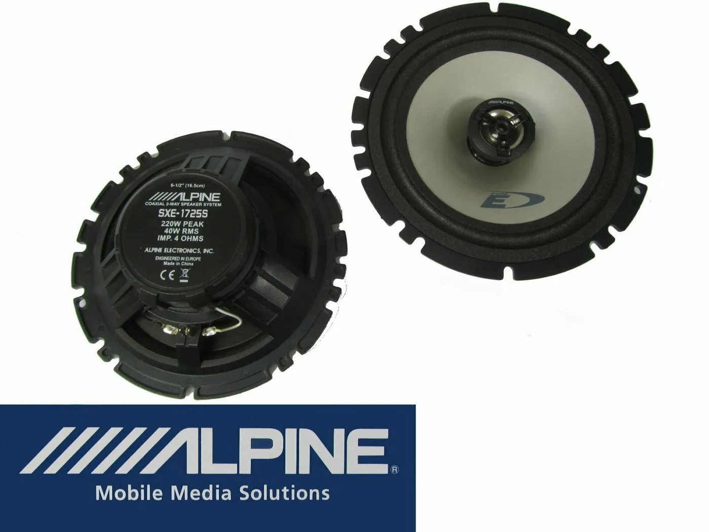 DSX passend für BMW E46 3er Alpine Lautsprecher Audio System 2 Wege 220 Watt Tür Vorne Auto-Lautsprecher (40 W)