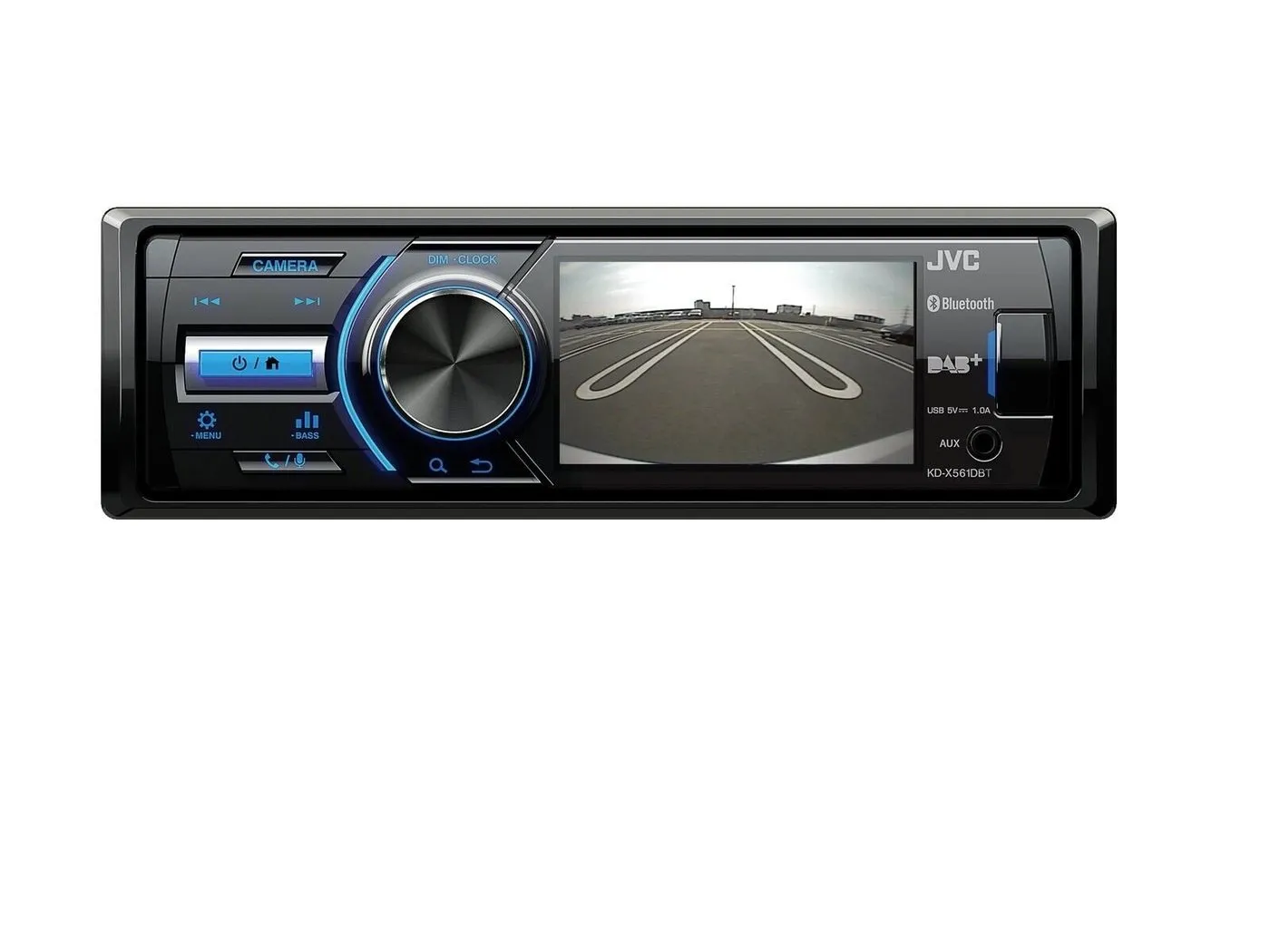 DSX »JVC Bluetooth DAB+ Radio passend für BMW 3er E46 98-07 TFT Monitor« Autoradio (Digitalradio (DAB), 45,00 W)