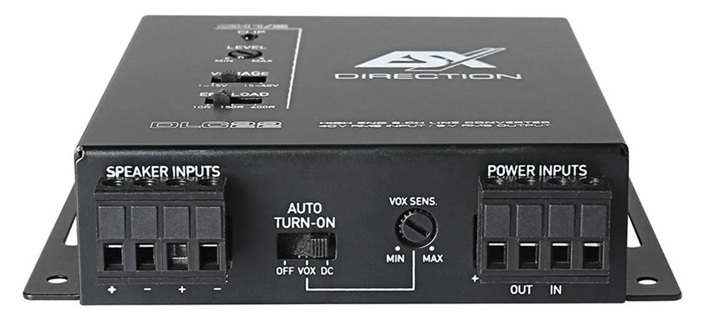 ESX »Direction 2-Kanal High/Low Converter DLC22 (mit EPS Pro) Cinch Adapter« Audio-Adapter