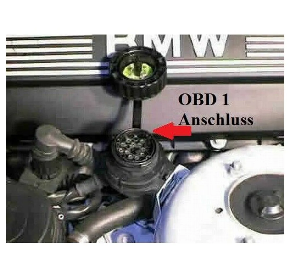 Bolwins »H18C Bolwins OBD2 zu OBD1 Diagnose Kabel 16Pin zu 20Pin Adapter passend für BMW Ediabas« Elektro-Kabel, (40 cm)