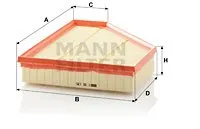 Mann Filter Luftfilter Alpina: D3 Bmw: X1, 3, 1 C30135