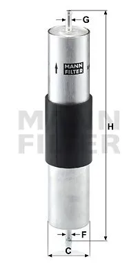 Mann Filter Kraftstofffilter Alpina: B8, B3, B12, B10 Bmw: 5 WK516/1