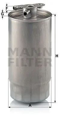 Mann Filter Kraftstofffilter Alpina: D10 Bmw: X5, 5, 3 Land rover: Range Rover III WK841/1