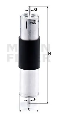 Mann Filter Kraftstofffilter Bmw: X5 WK521/3