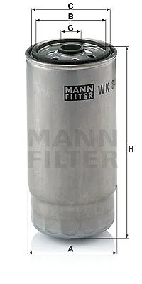 Mann Filter Kraftstofffilter Bmw: 7 WK845/7