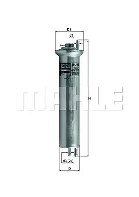 Mahle original Kraftstofffilter Alpina: B10 Bmw: X5, 7, 5 KL96