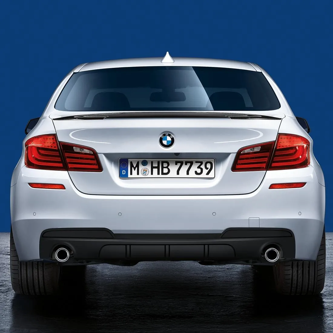 orig. BMW M Performance Heckdiffusor Schwarz 5er F10 F11 LCI