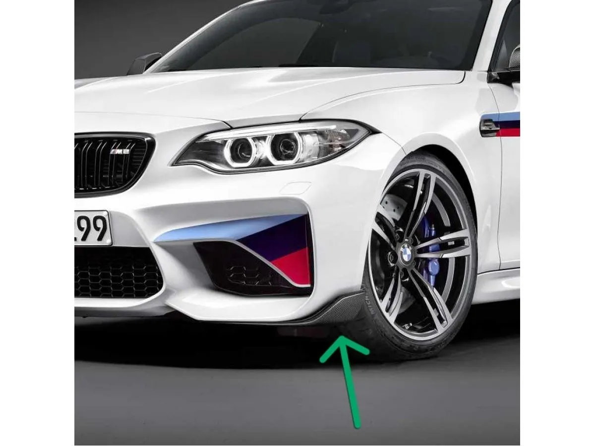 orig. BMW M Performance Frontaufsatz Carbon Flügel Rechts M2 F87 LCI