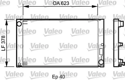 VALEO Valeo Kühler, Motorkühlung Bmw: 5 735034 - Bild 1
