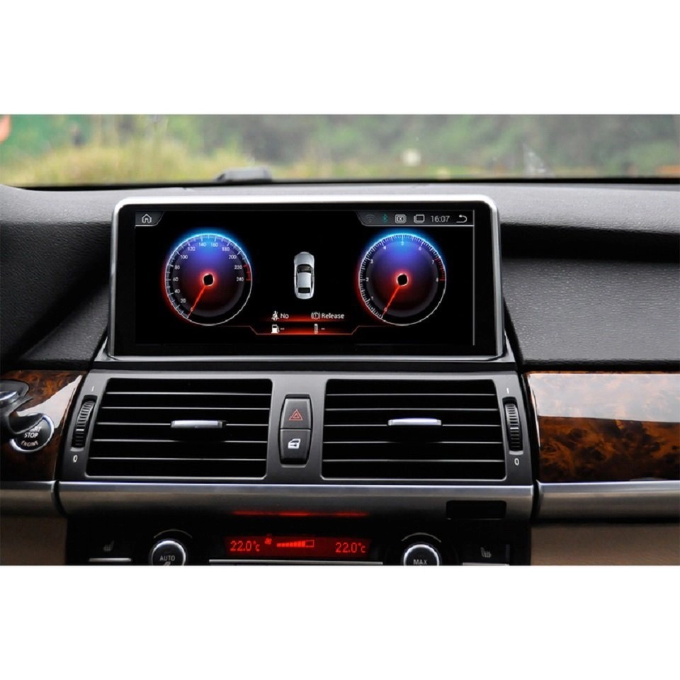 GABITECH Autoradio BMW für X5 X6 E70 E71 CCC Android 12 GPS Navi Carplay 64GB Einbau-Navigationsgerät