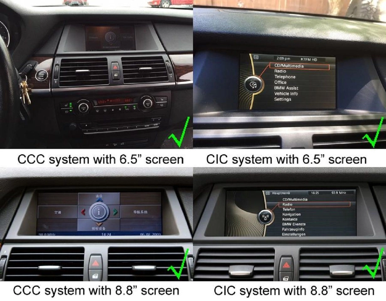 GABITECH BMW X5 X6 E70 E71 Autoradio CIC 10.2 Zoll Android 11 GPS Carplay Einbau-Navigationsgerät