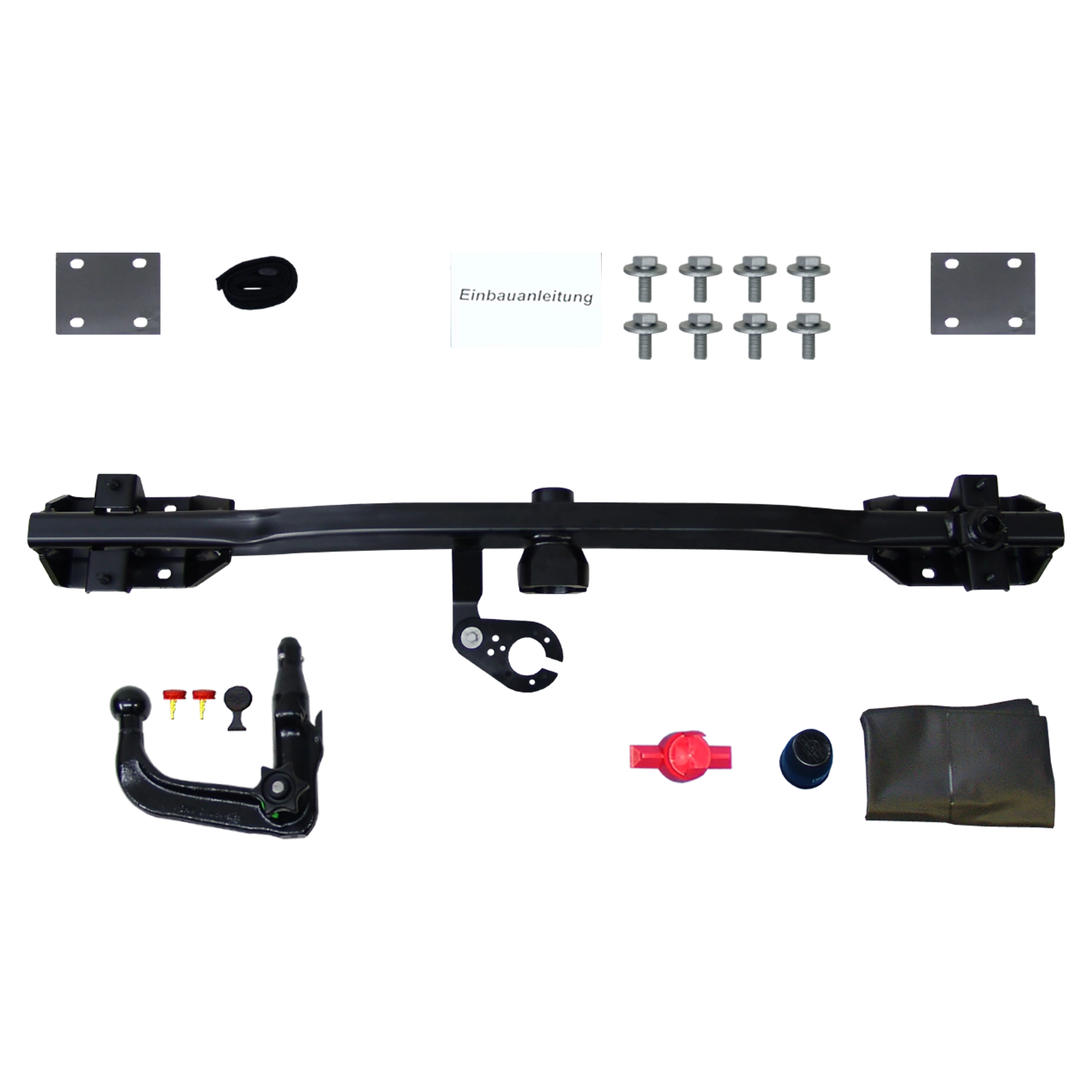 Westfalia Anhängerkupplung abnehmbar Kugelstange von unten gesteckt - BMW 5 Touring