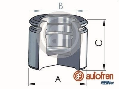 AUTOFREN SEINSA Kolben, Bremssattel hinten rechts links Ø40mm 40mm für BMW D025707