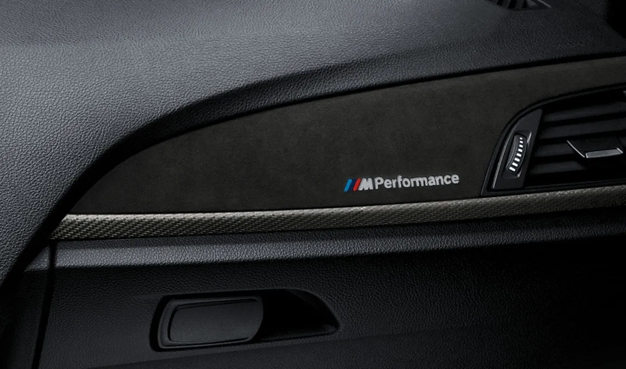 orig. BMW M Performance Interieurleisten Carbon Alcantara 1er F20 LCI ab 07/2017