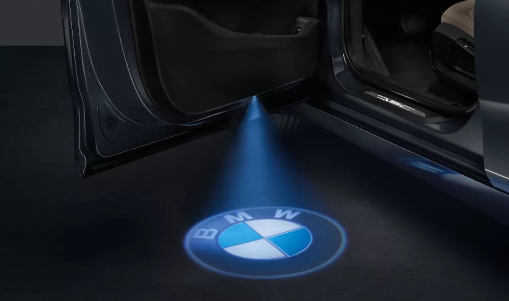 BMW LED-Türprojektoren 50 mm 2 Stück 1er F40 2er F44 3er G20/21/28 4er G22/23 Z4 G29