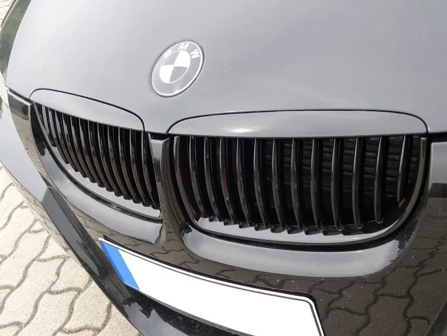 Für BMW E90 E91 PREMIUM Kühlergrill Sport Gri..