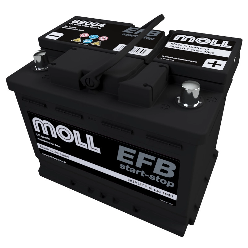 MOLL start-stop EFB 82064 Autobatterie 64Ah (ersetzt MOLL 82060 EFB)