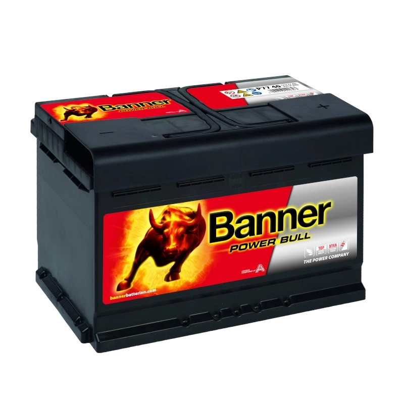 Banner P7740 Power Bull 77Ah Autobatterie