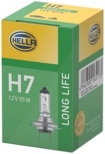 Hella Glühlampe, Hauptscheinwerfer [Hersteller-Nr. 8GH007157-201] für Abarth, Alfa Romeo, Aprilia, Audi, Benelli, BMW, Chevrolet, Chrysler, Citroën, C